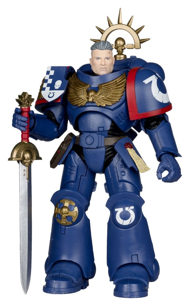 McFarlane Toys Warhammer 40,000 Total War 3rd Company Lieutenant (Ultramarines) Actionfigur