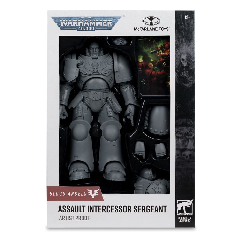 McFarlane Toys Warhammer 40000 Assault Intercessor Sergeant Blood Angel Artist Proof Actionfigur