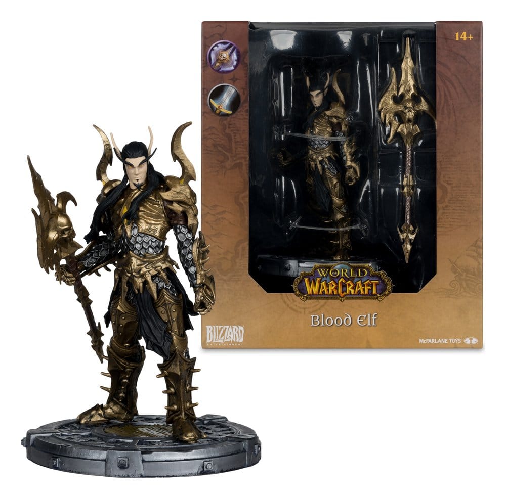 McFarlane Toys World of Warcraft Blood Elf Limited Edition Posed 1/12 Scale Figur
