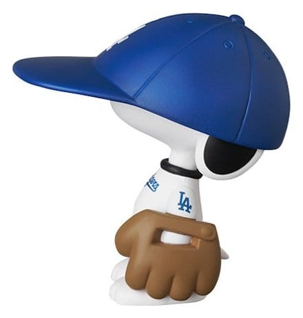 Medicom MLB Peanuts Snoopy Los Angeles Dodgers UDF Figur