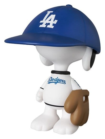 Medicom MLB Peanuts Snoopy Los Angeles Dodgers UDF Figur