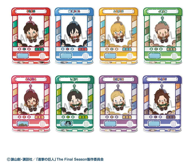 Megahouse Attack On Titan Chara Catcher Acryl Figuren Blind Box Display 9 cm Figur