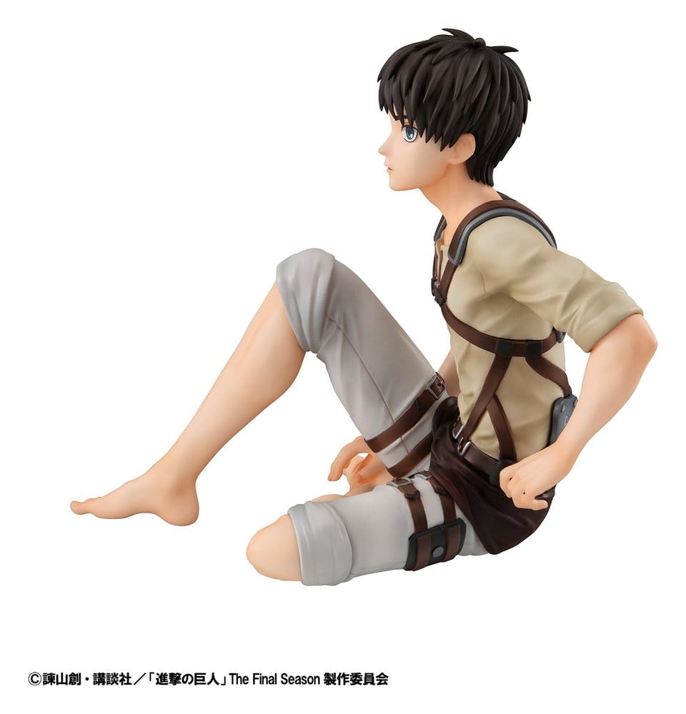 Megahouse Attack On Titan G.E.M. Series Eren Yeager & Squad Captain Levi Palm Size Figuren