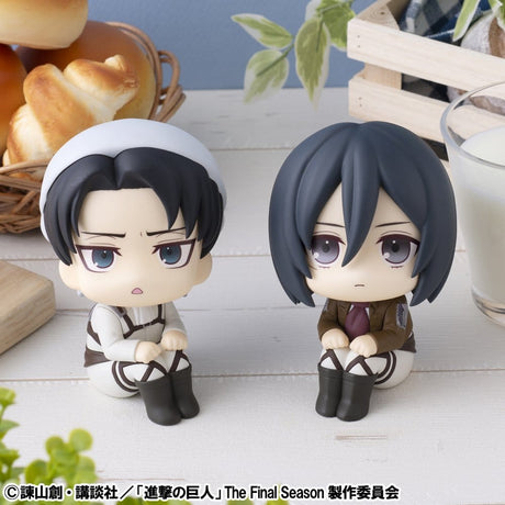 Megahouse Attack On Titan Look Up Levi Und Mikasa Ackerman Cleaning Up Ver. Statuen