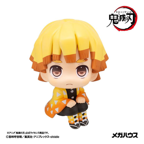 Megahouse Demon Slayer Kimetsu no Yaiba 2er-Pack Zenitsu Agatsuma Grumpy Ver. & Kaigaku (with gift) Look Up Figuren