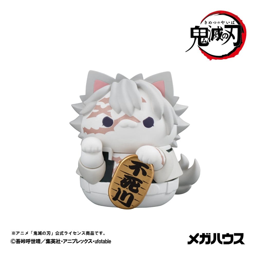 Megahouse Demon Slayer Kimetsu no Yaiba Mega Cat Project Fortune Cats ver.02 Blind Box