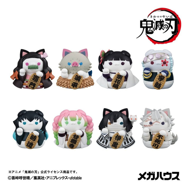 Megahouse Demon Slayer Kimetsu no Yaiba Mega Cat Project Fortune Cats ver.02 Blind Box