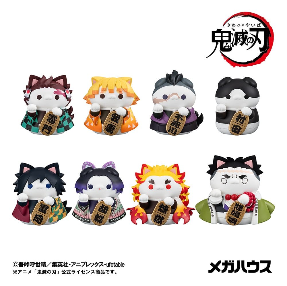 Megahouse Demon Slayer Kimetsu No Yaiba Mega Cat Project Fortune Cats Ver. 01 Figur