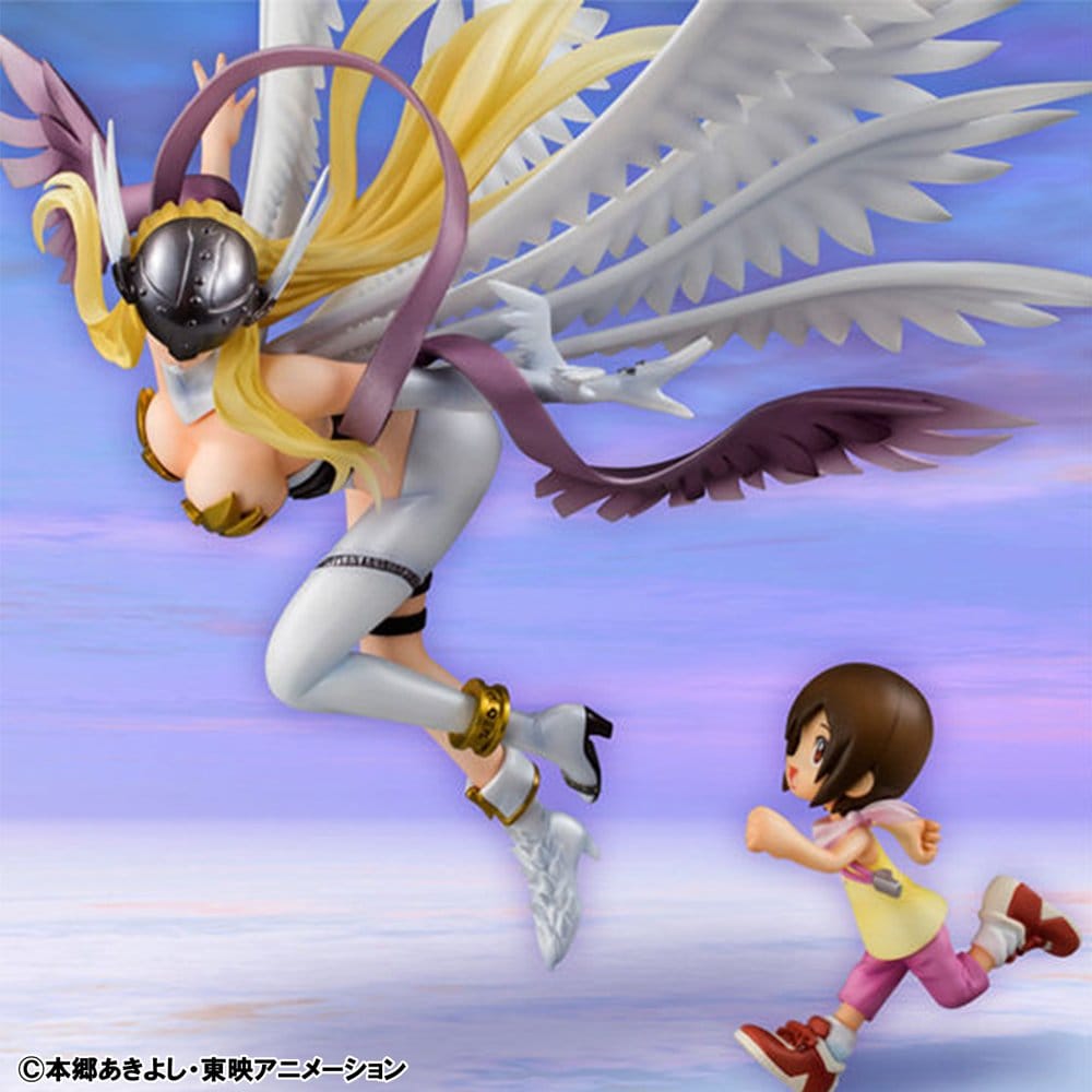 Megahouse Digimon Adventure Angewomon & Hikari Yagami G.E.M. Serie Statue