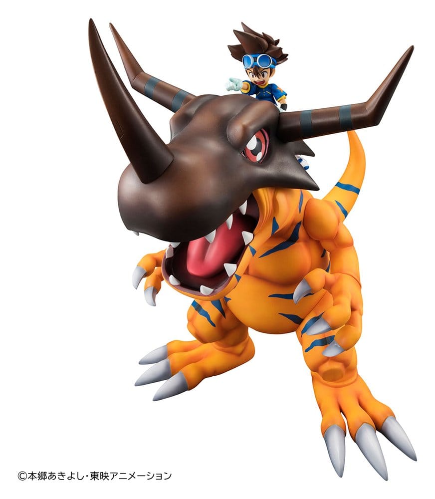 Megahouse Digimon Adventure Greymon & Taichi Yagami Precious G.E.M. Series Figur