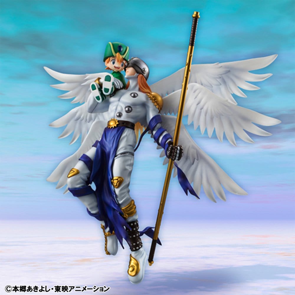 Megahouse Digimon Digimon Adventure Angemon & Takeru Takaishi G.E.M. Series PVC-Figur