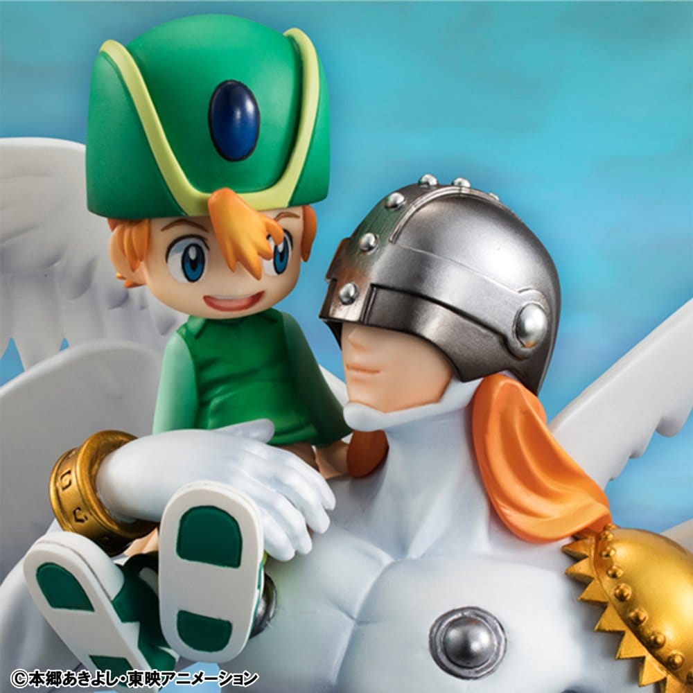 Megahouse Digimon Digimon Adventure Angemon & Takeru Takaishi G.E.M. Series PVC-Figur