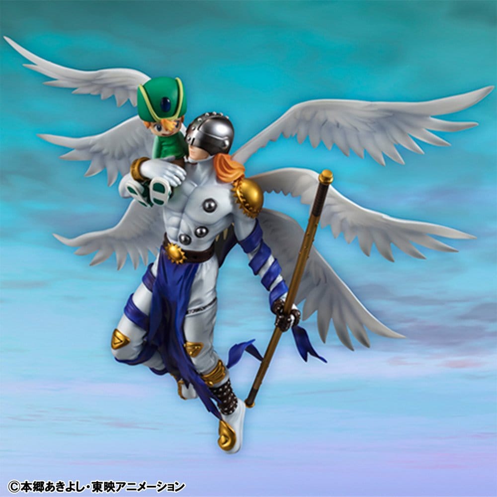 Megahouse Digimon Digimon Adventure Angemon & Takeru Takaishi G.E.M. Series PVC-Figur