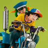 Megahouse Dragonball Z Son Goku & Son Gohan & Robot with two legs Desktop Real McCoy EX PVC Diorama