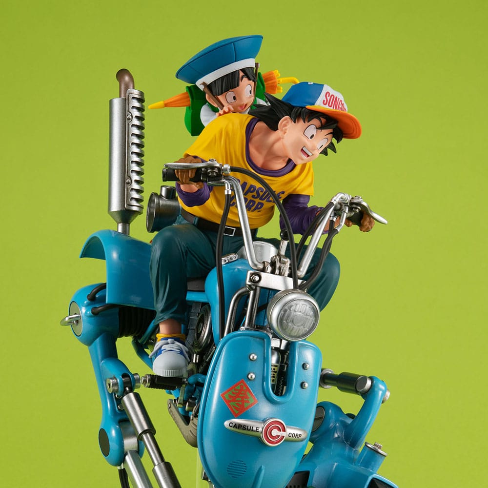 Megahouse Dragonball Z Son Goku & Son Gohan & Robot with two legs Desktop Real McCoy EX PVC Diorama