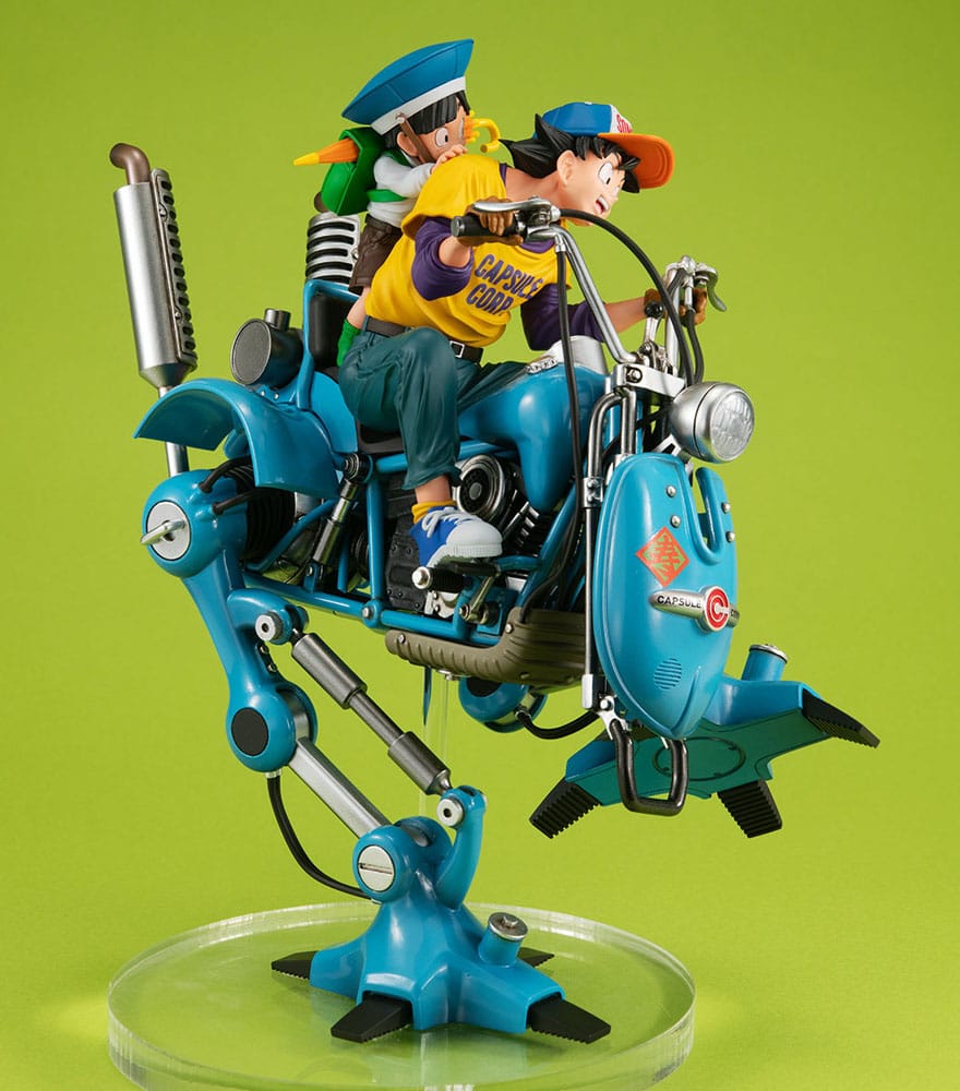 Megahouse Dragonball Z Son Goku & Son Gohan & Robot with two legs Desktop Real McCoy EX PVC Diorama
