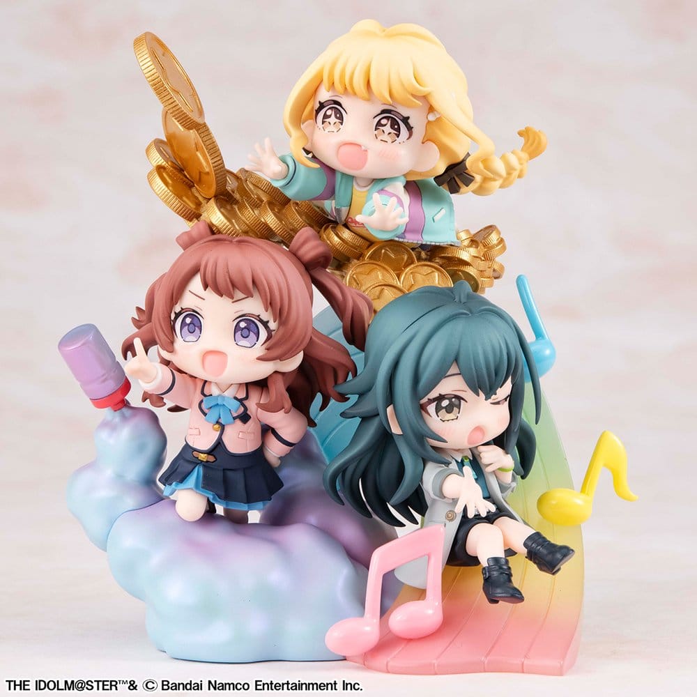 Megahouse Gakuen Idolmaster FigUnity Gakuen Idolmaster With Gift PVC Figur
