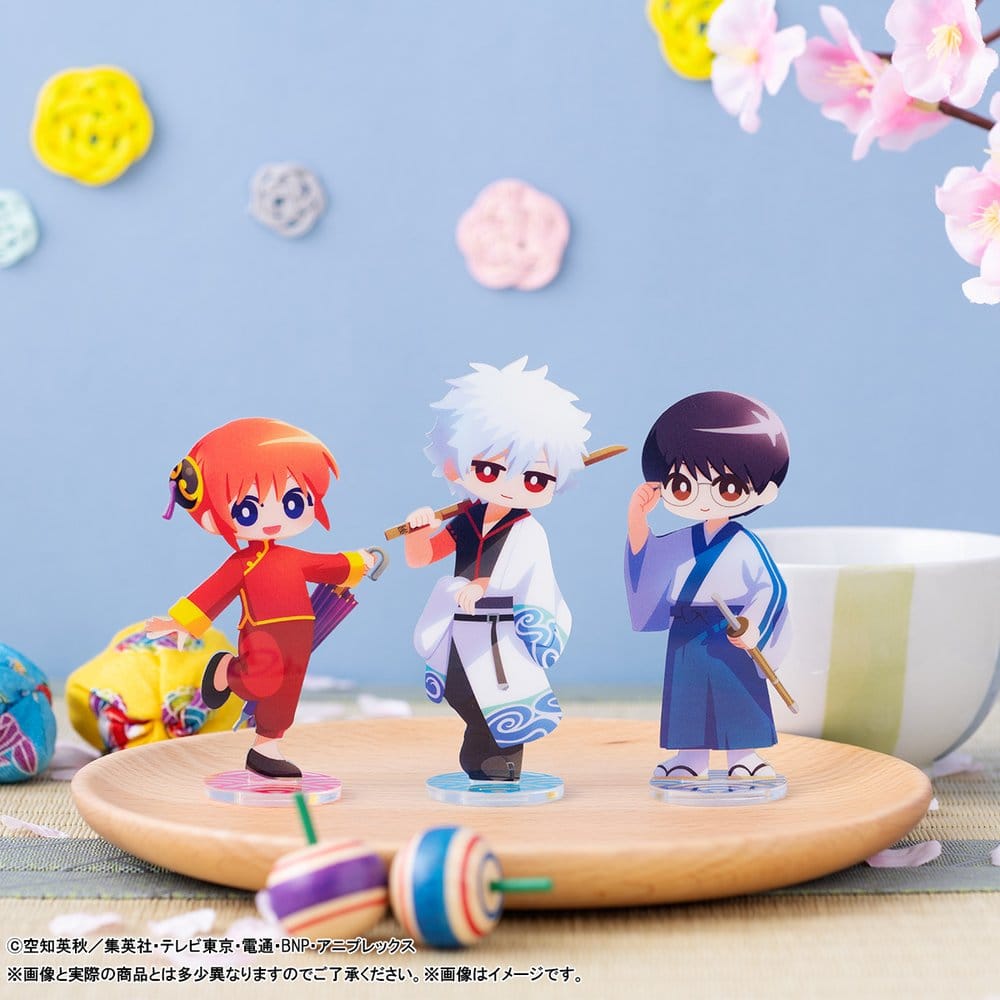 Megahouse Gintama Irusta Minifiguren (6) (Repeat) Blind Box Display