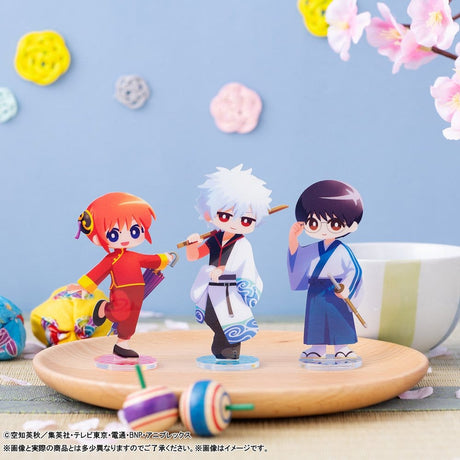 Megahouse Gintama Irusta Minifiguren (6) (Repeat) Blind Box Display