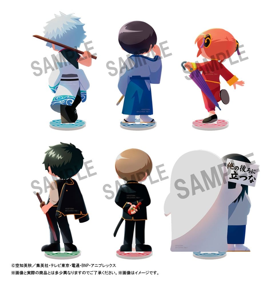 Megahouse Gintama Irusta Minifiguren (6) (Repeat) Blind Box Display