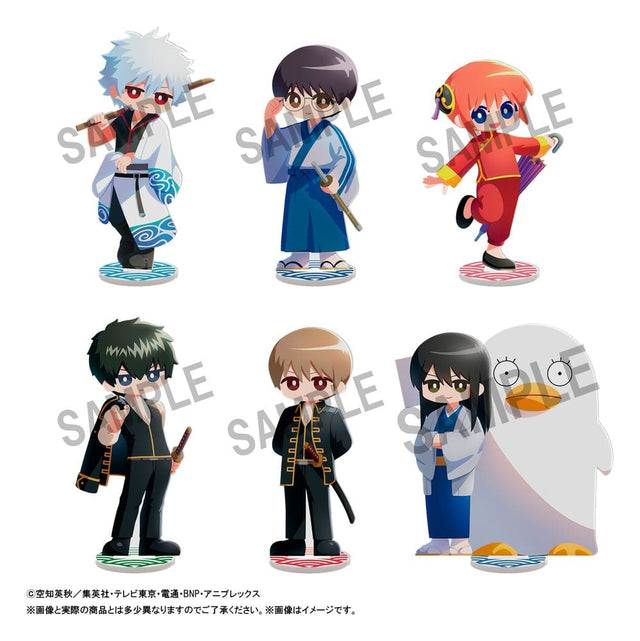 Megahouse Gintama Irusta Minifiguren (6) (Repeat) Blind Box Display