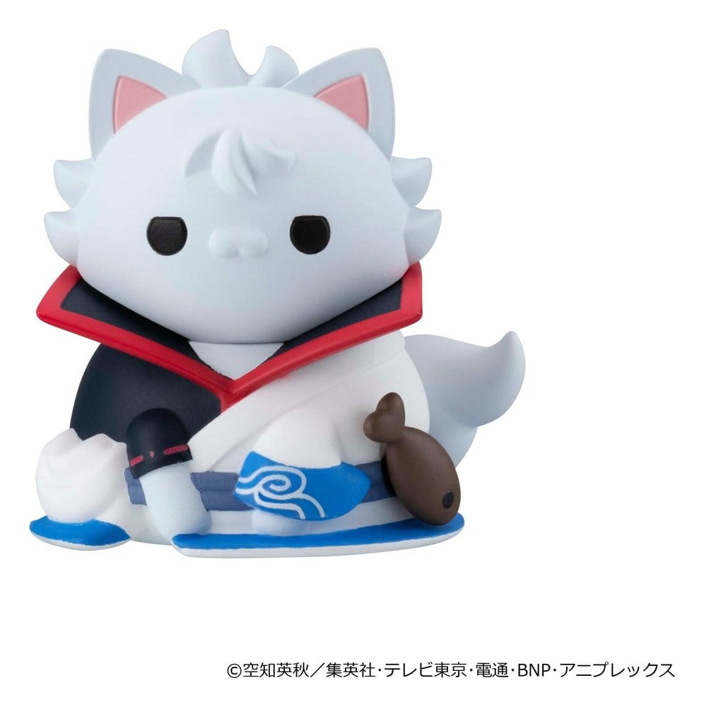Megahouse Gintama Mega Cat Project Nyantama Go Meow-Meow Edition! Blind Box Display (8) (Repeat) Minifiguren