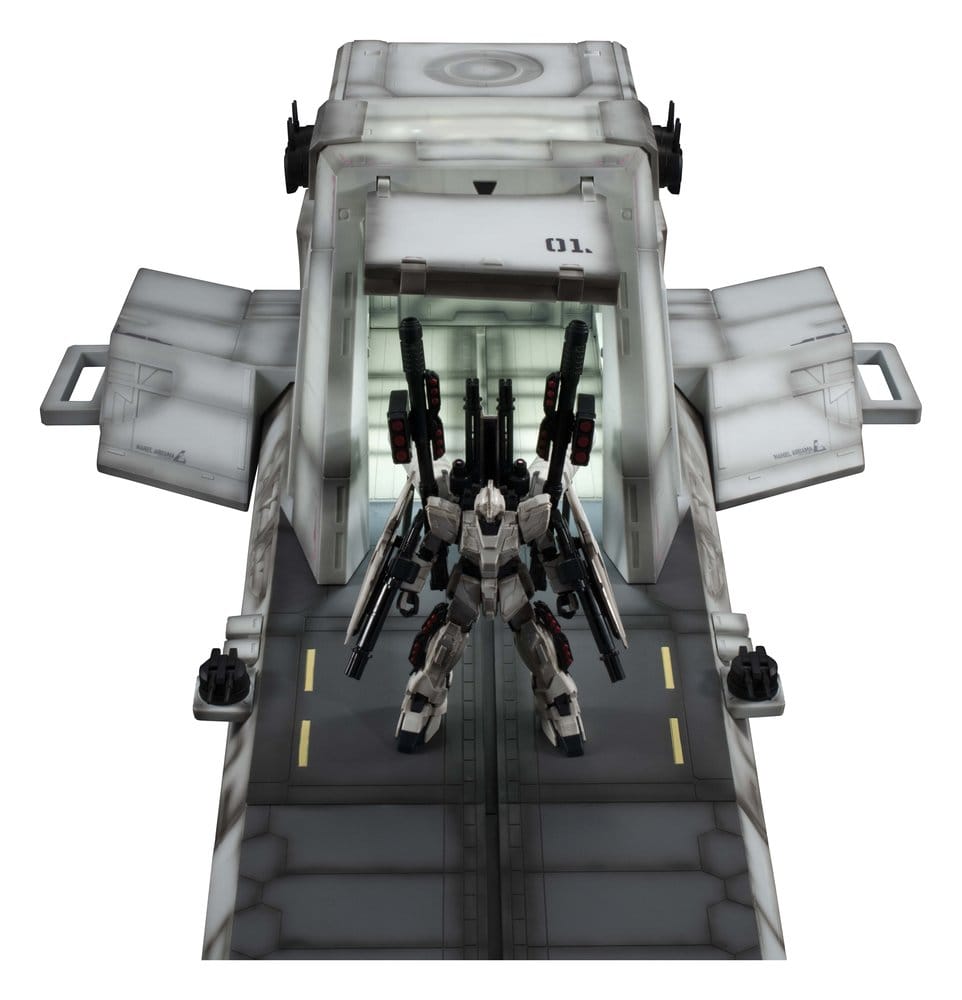 Megahouse Gundam Unicorn Realistic Model Series Nahel Argama Catapult Deck 1/144 Diorama