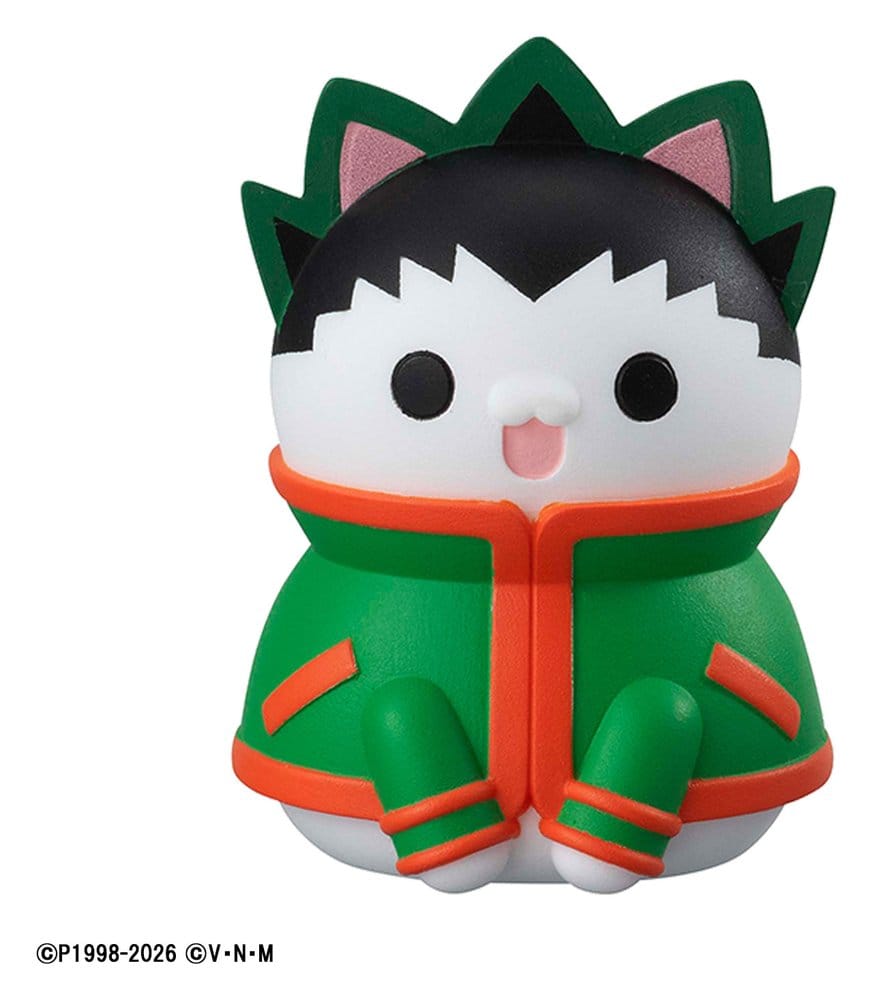 Megahouse Hunter x Hunter Mega Cat Project Nyanter x Nyanter Hunter x Cat Blind Box Figur