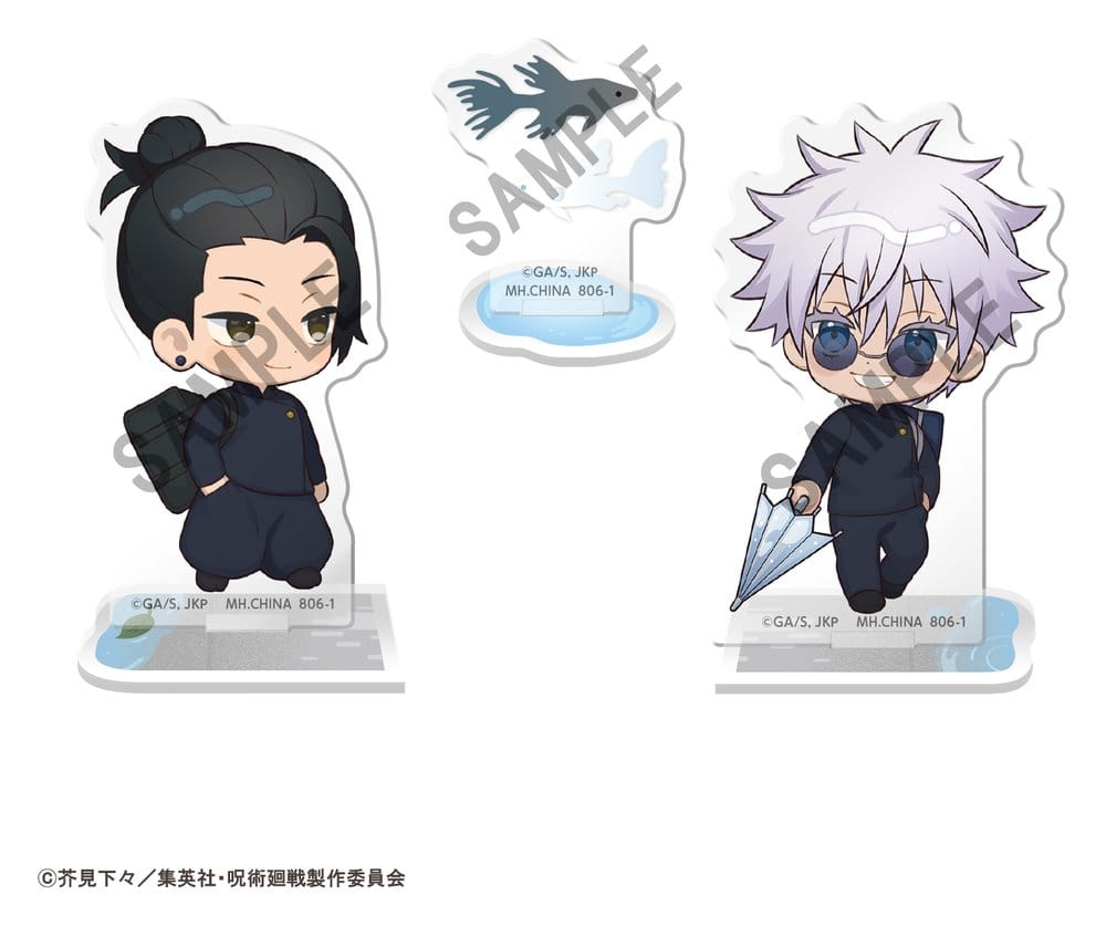 Megahouse Jujutsu Kaisen Buddycolle Suguru Geto Satoru Gojo 5th Anniversary Acrylaufsteller