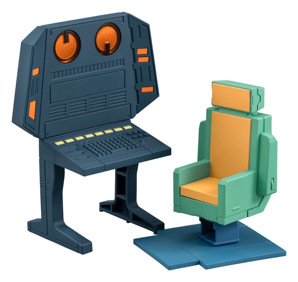 Megahouse Mobile Suit Gundam G.M.G. EX Diorama White Base Bridge Radio Operator Desk Set