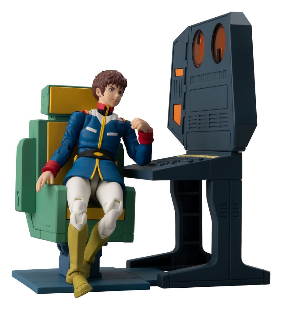 Megahouse Mobile Suit Gundam G.M.G. EX Diorama White Base Bridge Radio Operator Desk Set