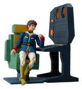 Megahouse Mobile Suit Gundam G.M.G. EX Diorama White Base Bridge Radio Operator Desk Set