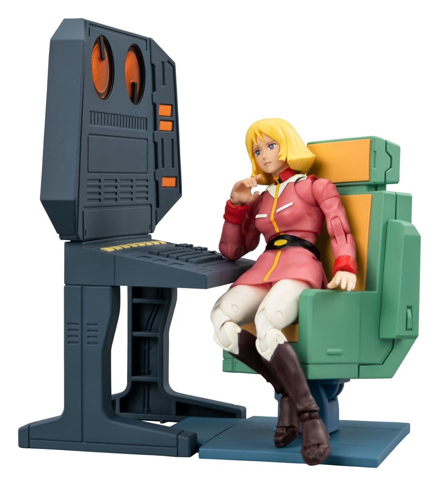 Megahouse Mobile Suit Gundam G.M.G. EX Diorama White Base Bridge Radio Operator Desk Set
