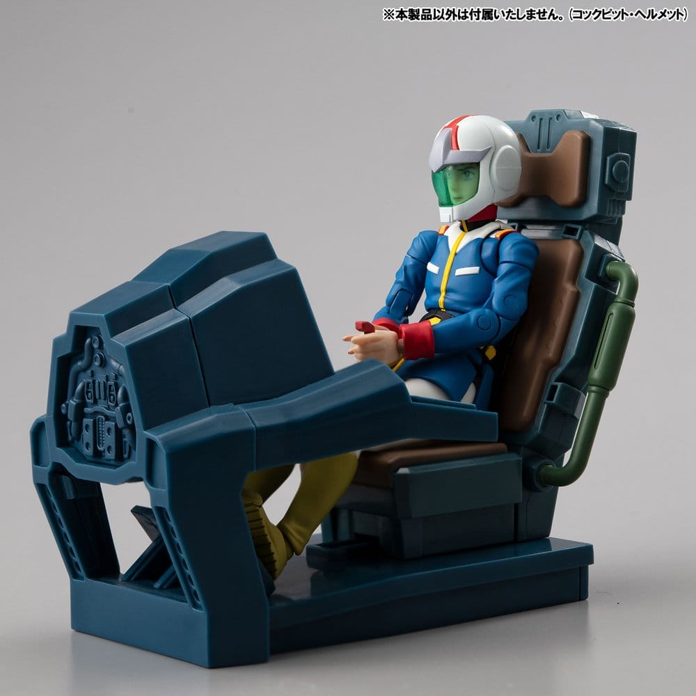 Megahouse Mobile Suit Gundam G.M.G. EX Diorama White Base Bridge Radio Operator Desk Set