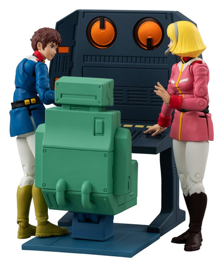 Megahouse Mobile Suit Gundam G.M.G. EX Diorama White Base Bridge Radio Operator Desk Set