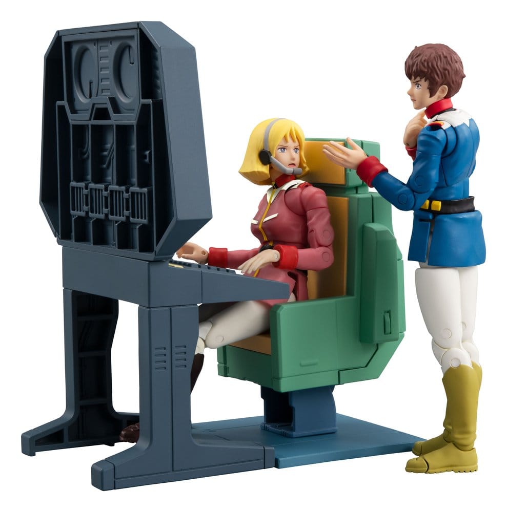 Megahouse Mobile Suit Gundam G.M.G. EX Diorama White Base Bridge Radio Operator Desk Set