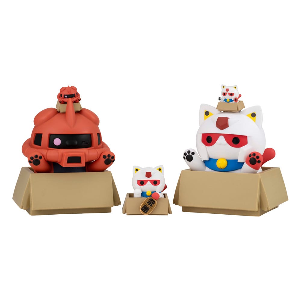 Megahouse Mobile Suit Gundam Mega Cat Project Nyandam Luckycat Blind Box Sammelfiguren