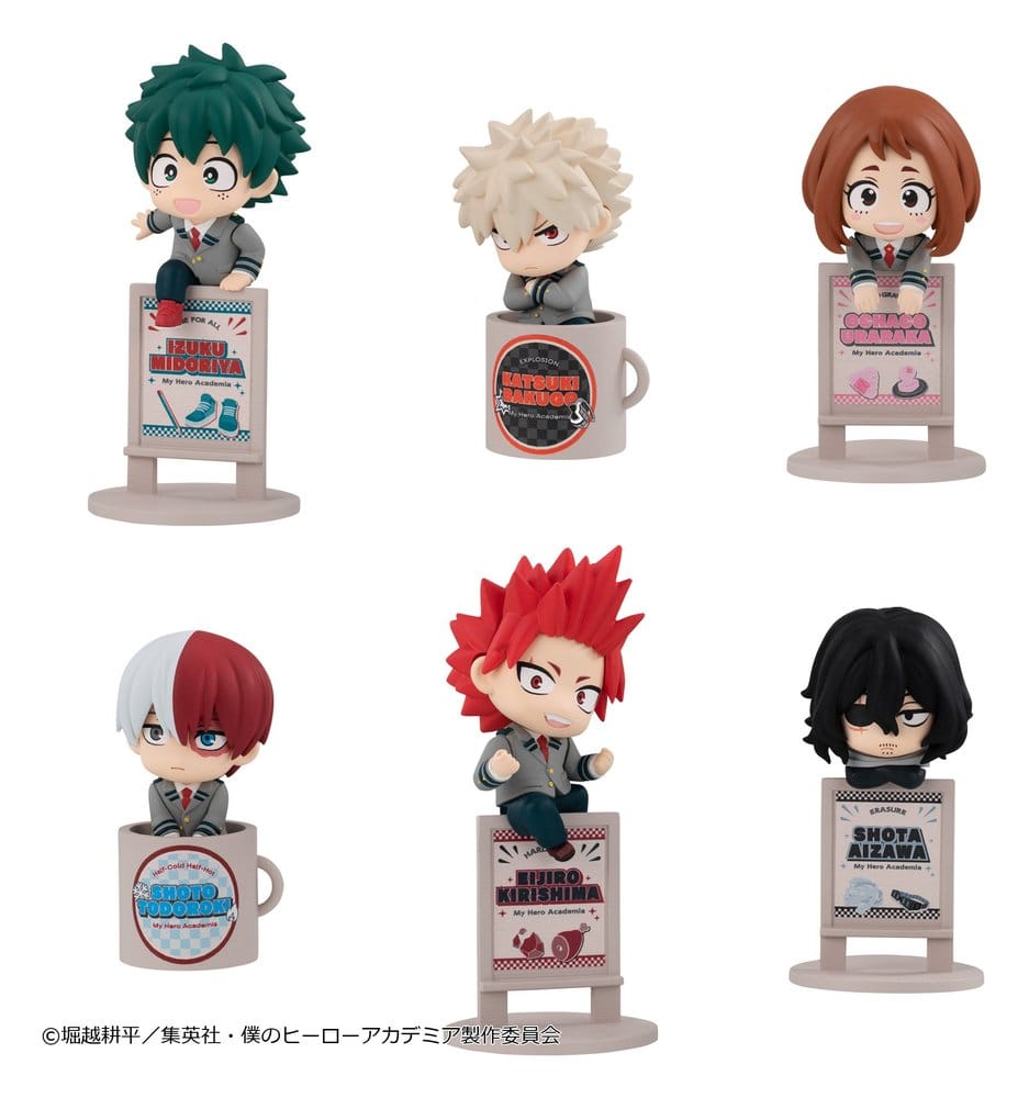 Megahouse My Hero Academia Ochatomo Series A Little Break Tea Time Minifiguren Blind Box Display