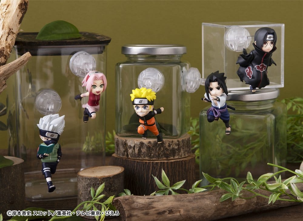 Megahouse Naruto Shippuden Blind Box Display (6) Tobimas Minifiguren