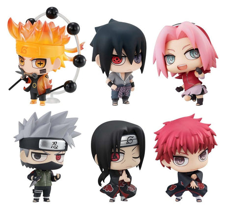 Megahouse Naruto Shippuden ChimiMega Series Mascot Collection 1 Minifiguren Blind Box Display