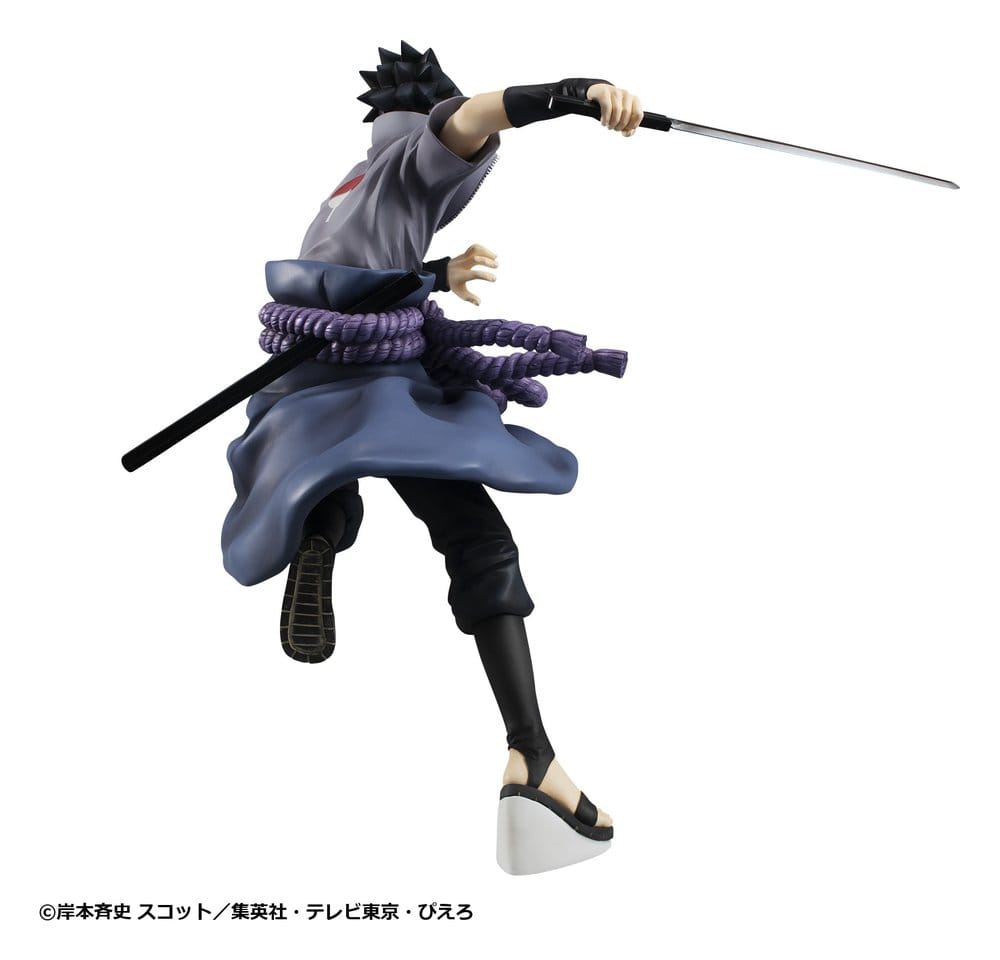 Megahouse Naruto Shippuden G.E.M. Series Sasuke Uchiha Great Ninja War Ver. Figur