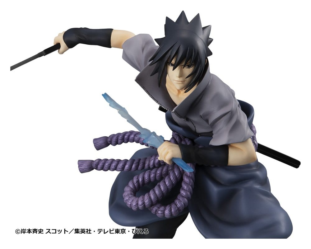 Megahouse Naruto Shippuden G.E.M. Series Sasuke Uchiha Great Ninja War Ver. Figur