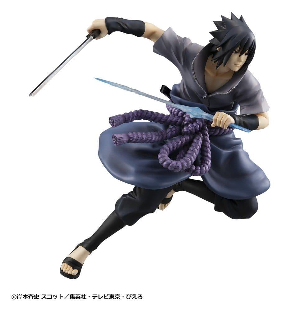 Megahouse Naruto Shippuden G.E.M. Series Sasuke Uchiha Great Ninja War Ver. Figur