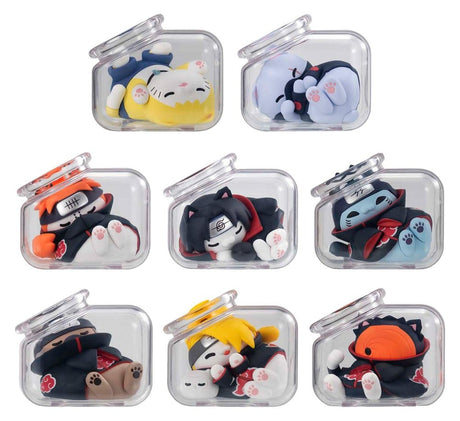 Megahouse Naruto Shippuden Good Night Nyaruto! Gathering Akatsuki Edition Vol. 2 Blind Box Display (8) Mega Cat Project