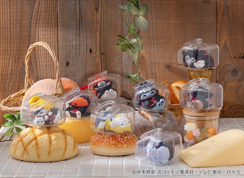 Megahouse Naruto Shippuden Good Night Nyaruto! Gathering Akatsuki Edition Vol. 2 Blind Box Display (8) Mega Cat Project