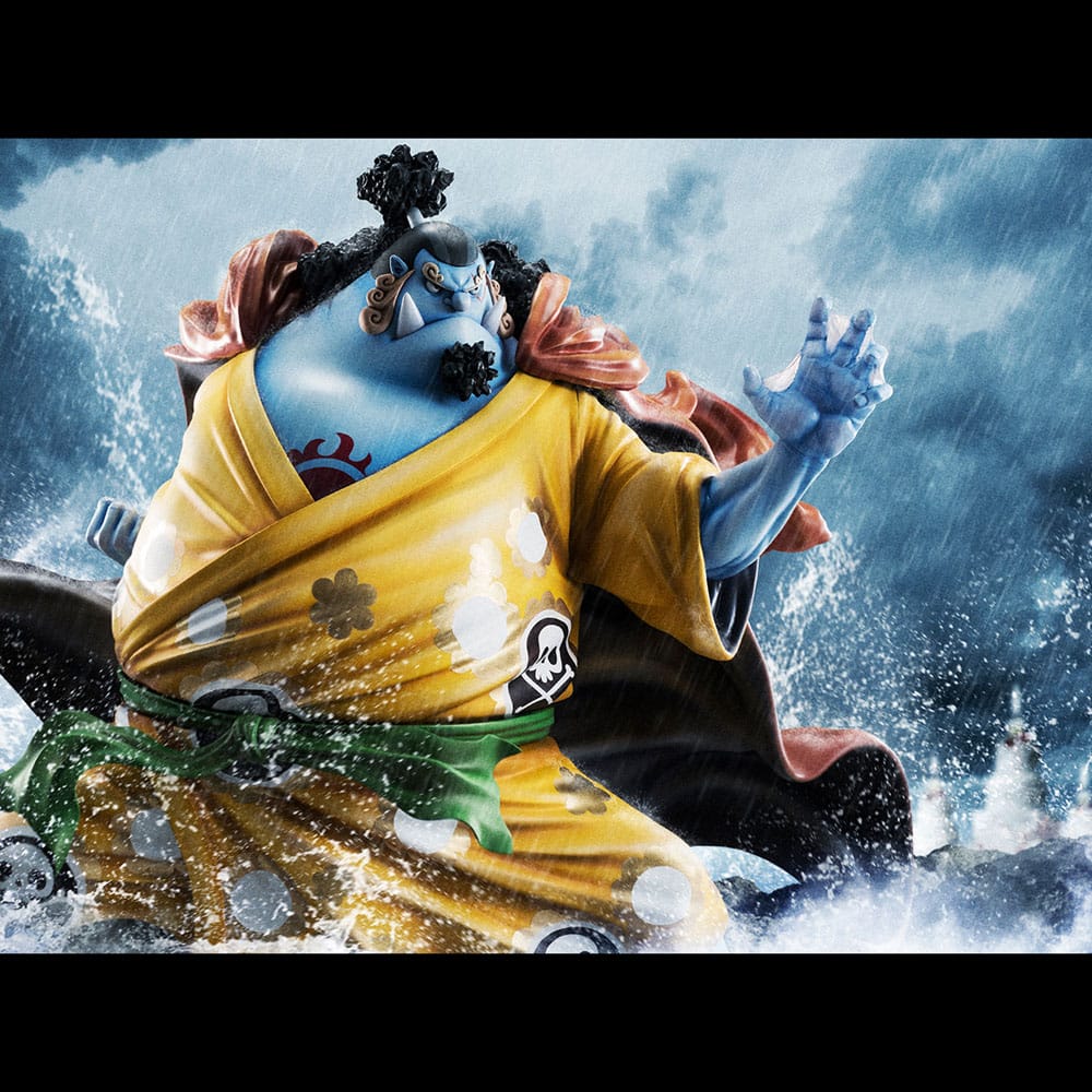 Megahouse One Piece Knight of the Sea Jinbe Portrait Of Pirates SA-MAXIMUM Statue