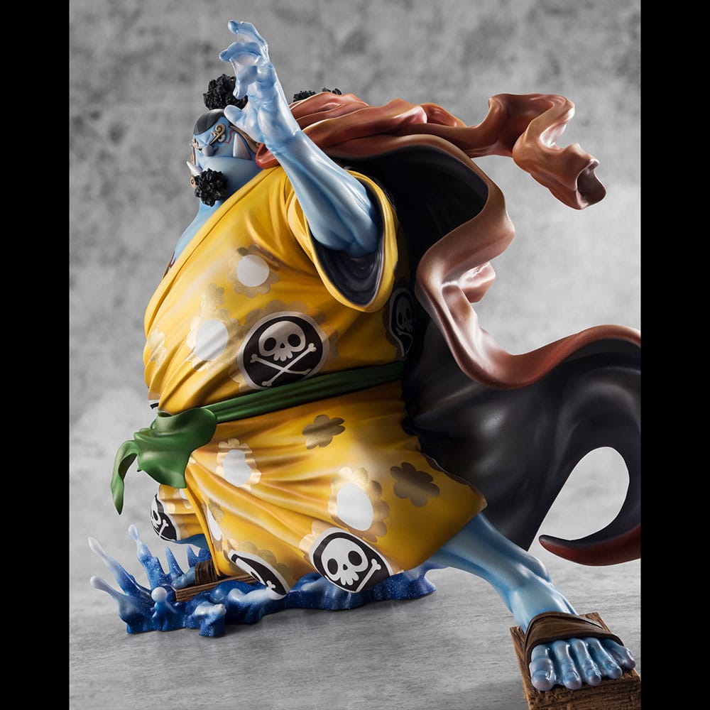 Megahouse One Piece Knight of the Sea Jinbe Portrait Of Pirates SA-MAXIMUM Statue