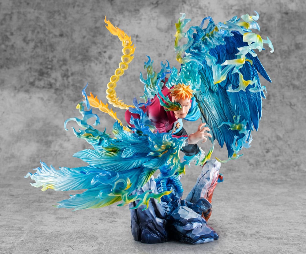 Megahouse One Piece Marco the Phoenix Leader of 1st group of Whitebeard Pirates P.O.P MAS Maximum Statue