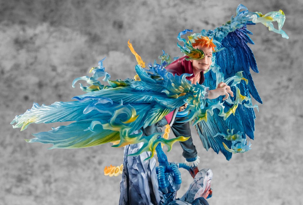 Megahouse One Piece Marco the Phoenix Leader of 1st group of Whitebeard Pirates P.O.P MAS Maximum Statue