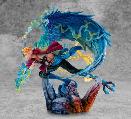 Megahouse One Piece Marco the Phoenix Leader of 1st group of Whitebeard Pirates P.O.P MAS Maximum Statue